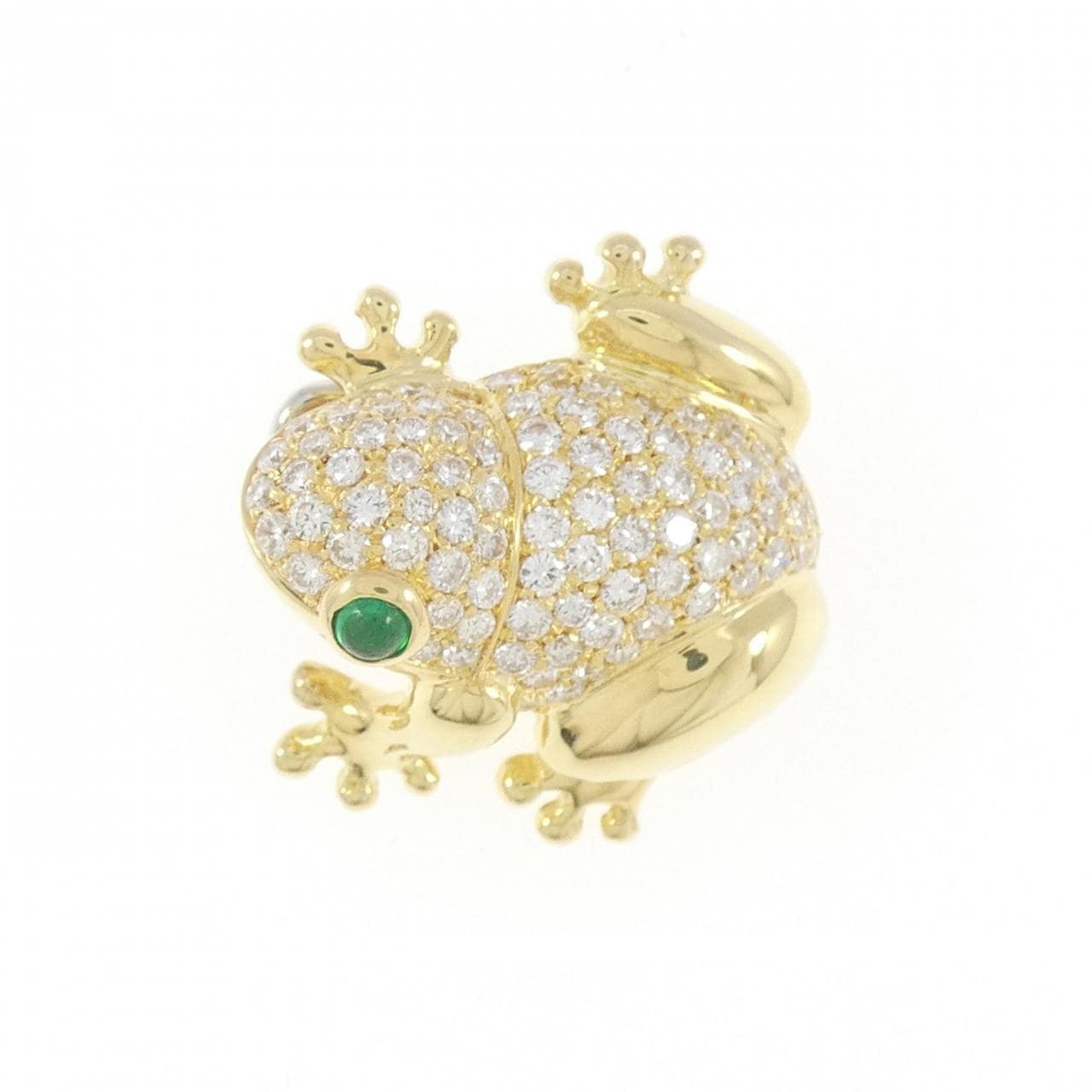 PONTE VECCHIO Brooch Emerald 0.07CT