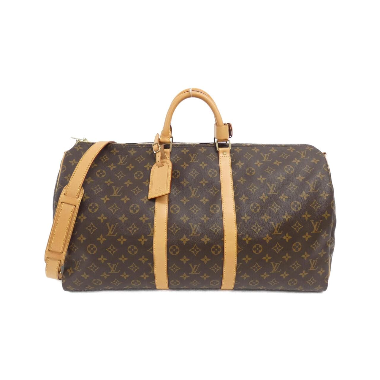 LOUIS VUITTON Monogram Keepall Bandouliere 55 公分 M41414 波士頓包