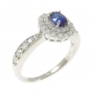 PT900 サファイヤ リング 0.35CT