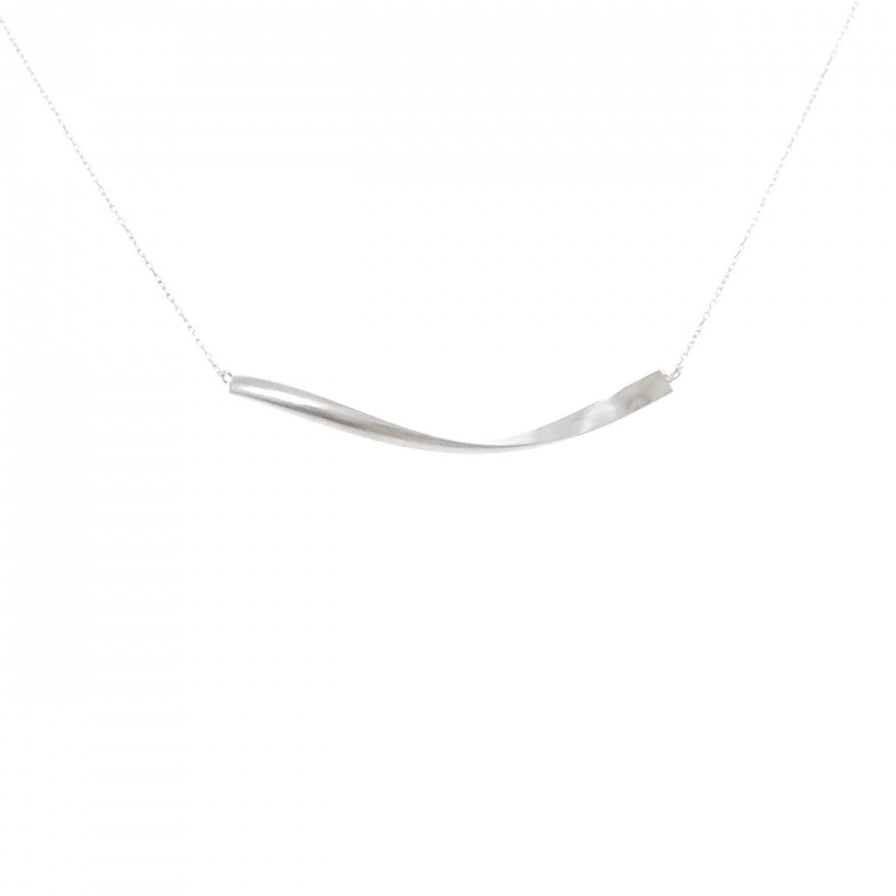 K18WG ネックレス