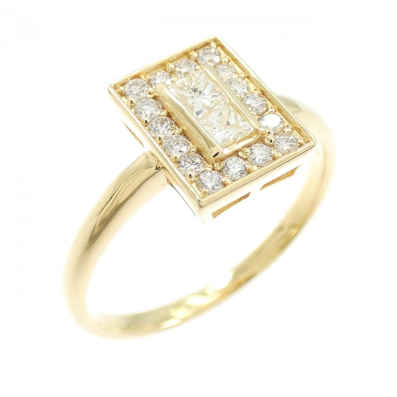 K18YG ダイヤモンド リング 0.30CT