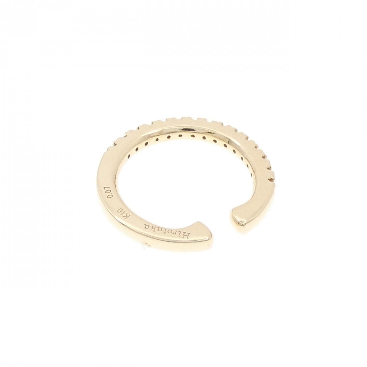 ヒロタカ ゴサマー イヤーカフ 0.07CT 片耳