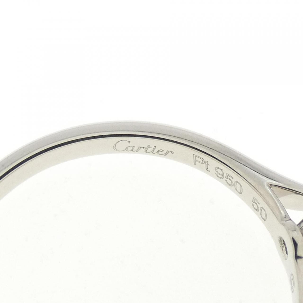 カルティエ 1895 ソリテール リング 0.30CT F VS1 VG