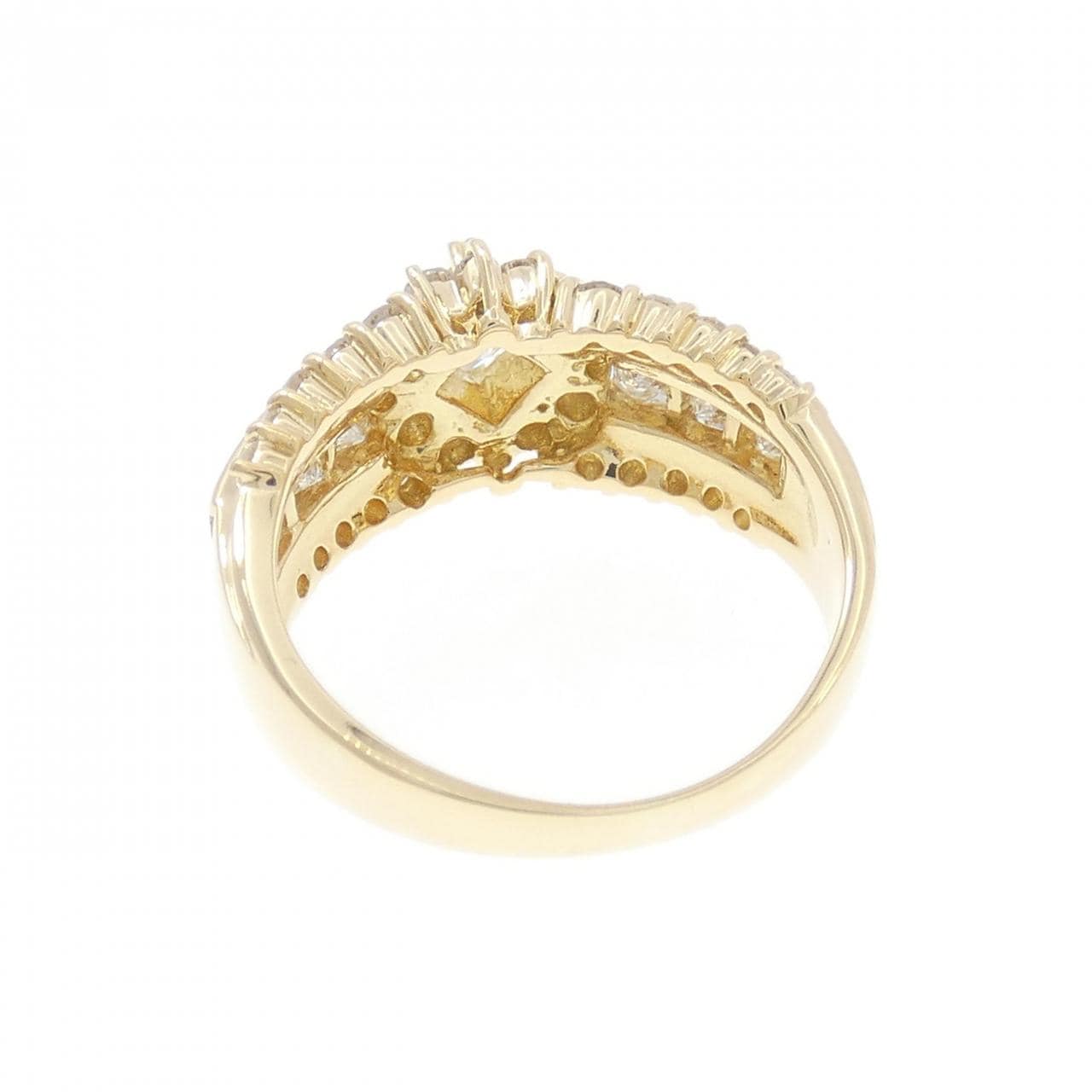 K18YG ダイヤモンド リング 1.56CT