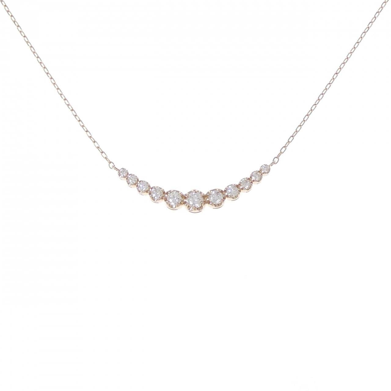 K18PG/K18YG Diamond Necklace 0.50CT