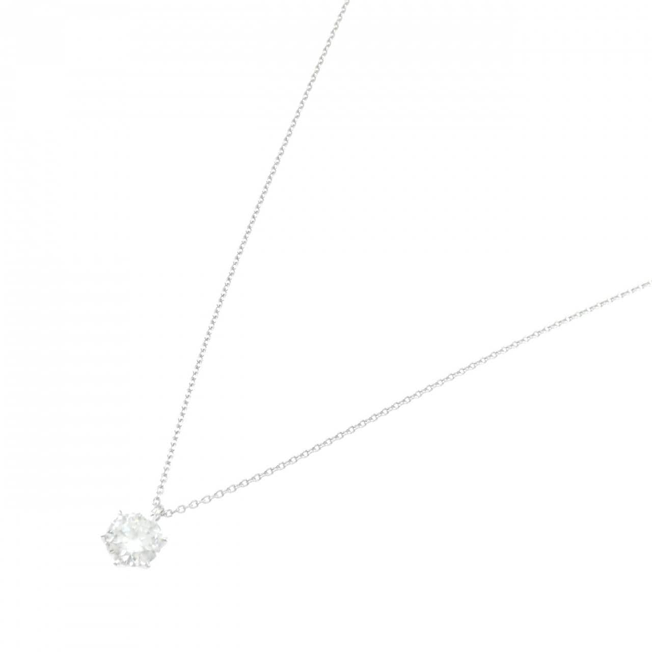 【リメイク】PT900/PT850 ダイヤモンド ネックレス 1.019CT G SI2 VG