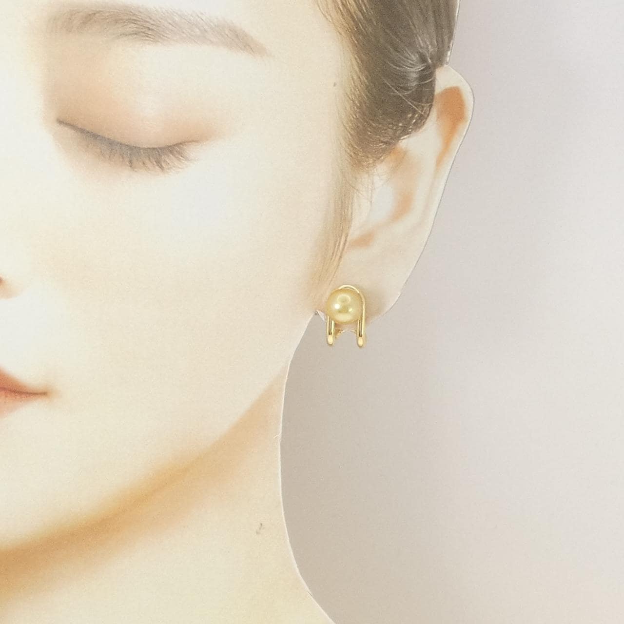 ティファニー 白蝶パール ピアス 9mm