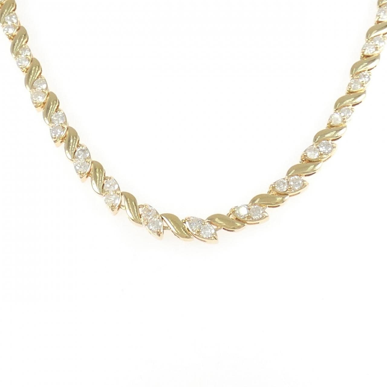 K18YG ダイヤモンド ネックレス 5.00CT