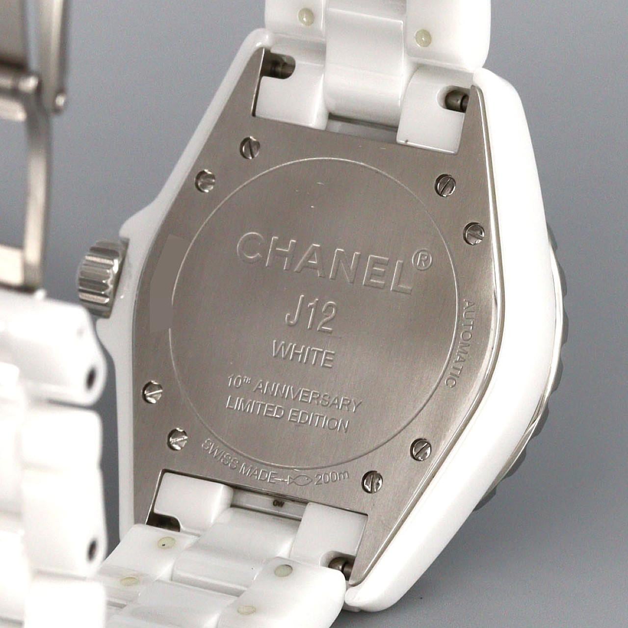 シャネル J12 ホワイトファントム38mmセラミック LIMITED H3443 セラミック 自動巻