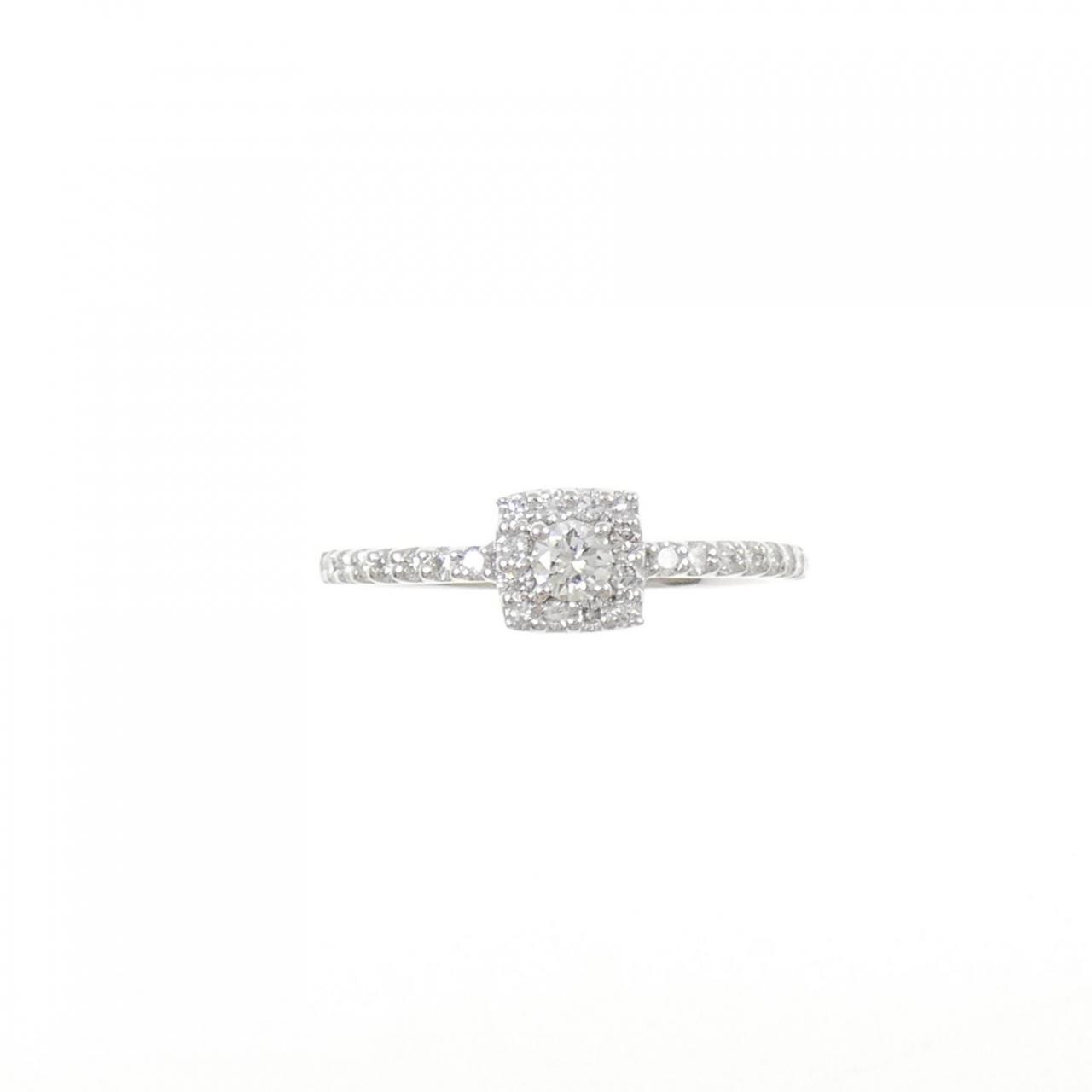 K18WG ダイヤモンド リング 0.33CT