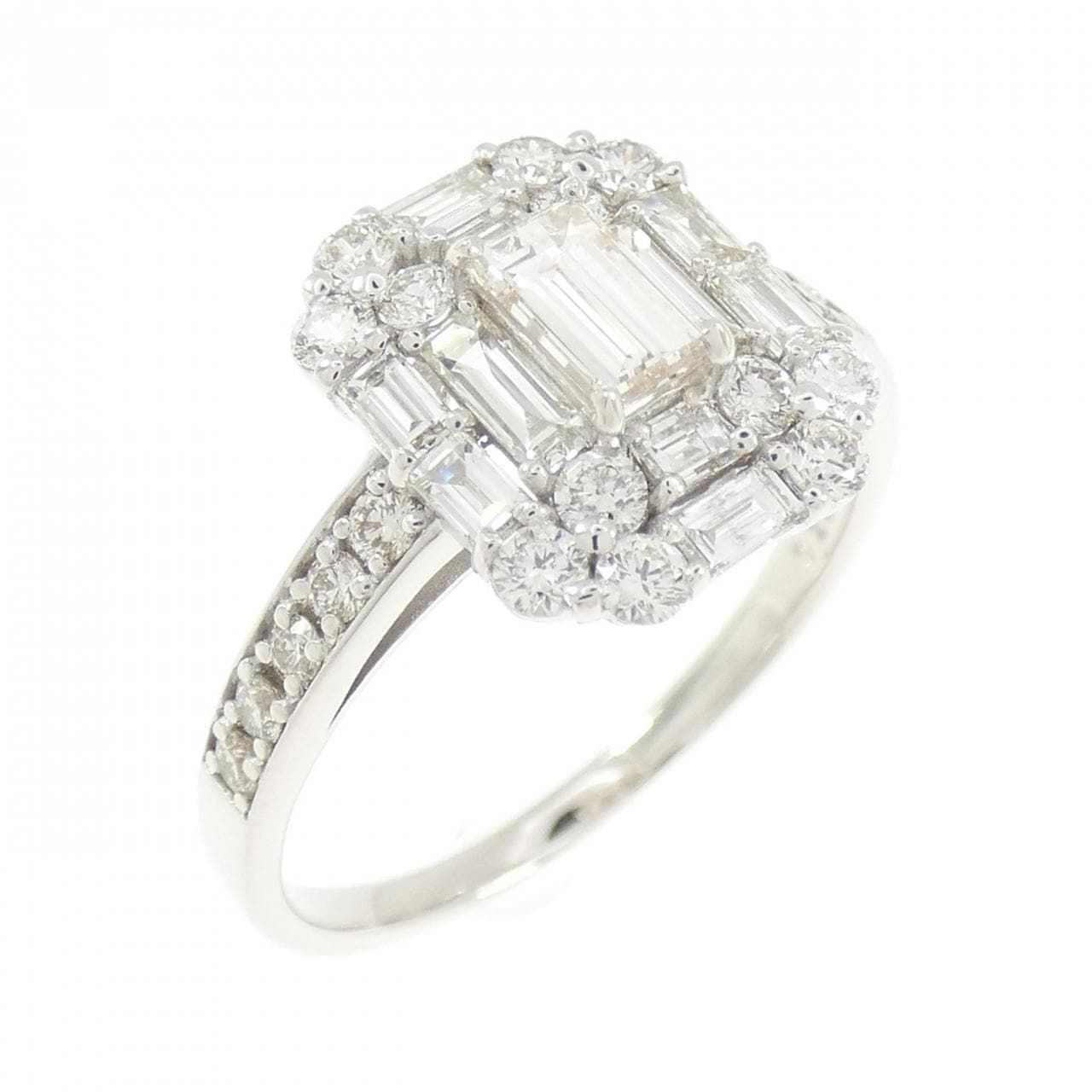 K18WG ダイヤモンド リング 0.28CT