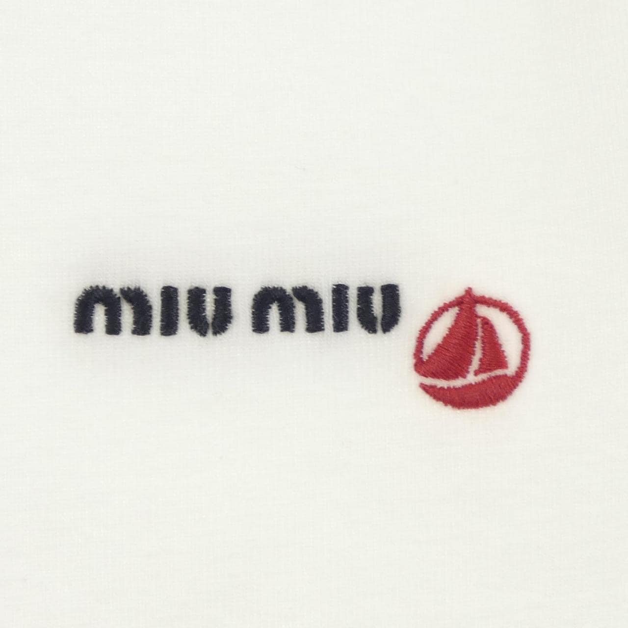 ミュウミュウ MIU MIU PETIT BATEAU MJN563 SOOO 16J8 Tシャツ