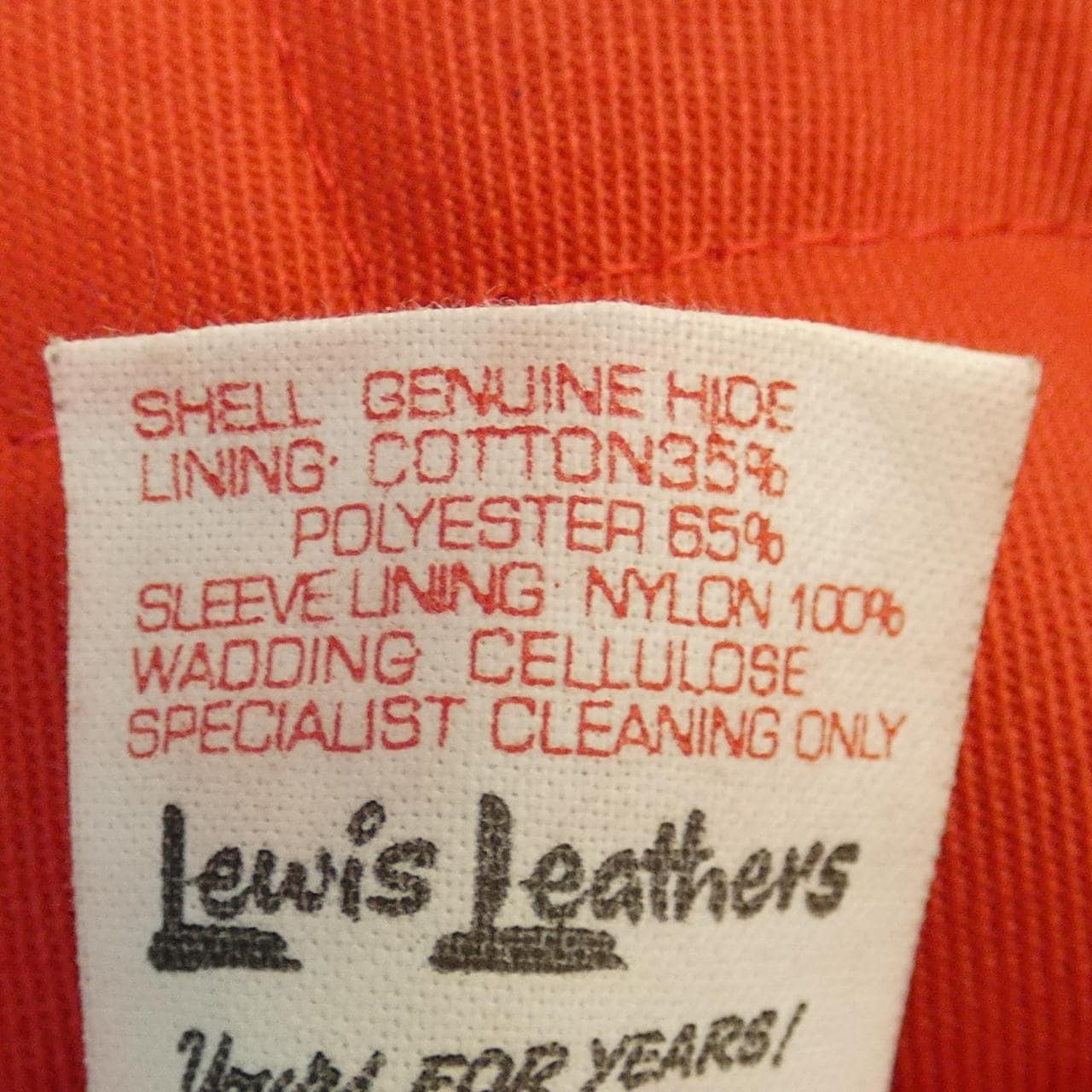 Lewis leather LEWIS LEATHERS leather jacket