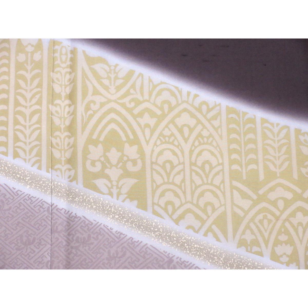 訪問着　身幅Ｌ寸【白山紬】