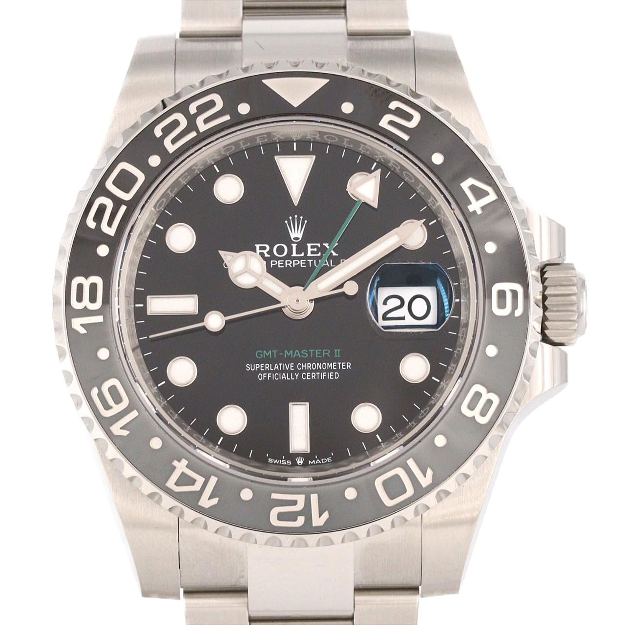 ロレックス GMTマスターⅡ 126710GRNR･3 SS 自動巻 ランダム番