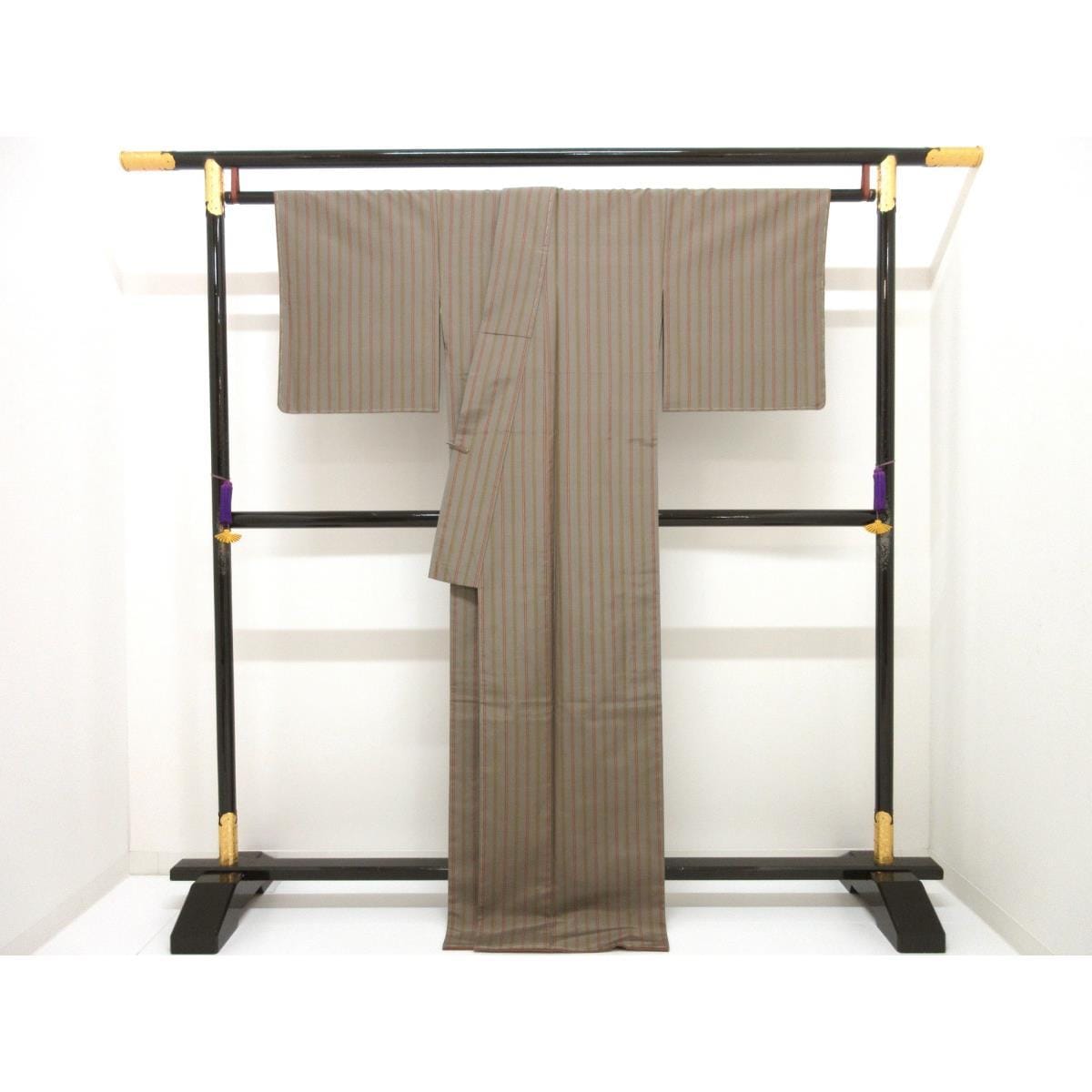 紬　証紙付【本場黄八丈】