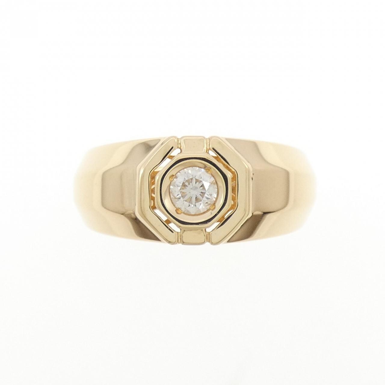 K18YG ダイヤモンド リング 0.218CT