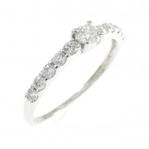 K18WG ダイヤモンド リング 0.20CT