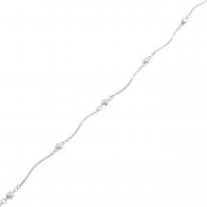 4゜C K18WG ブレスレット