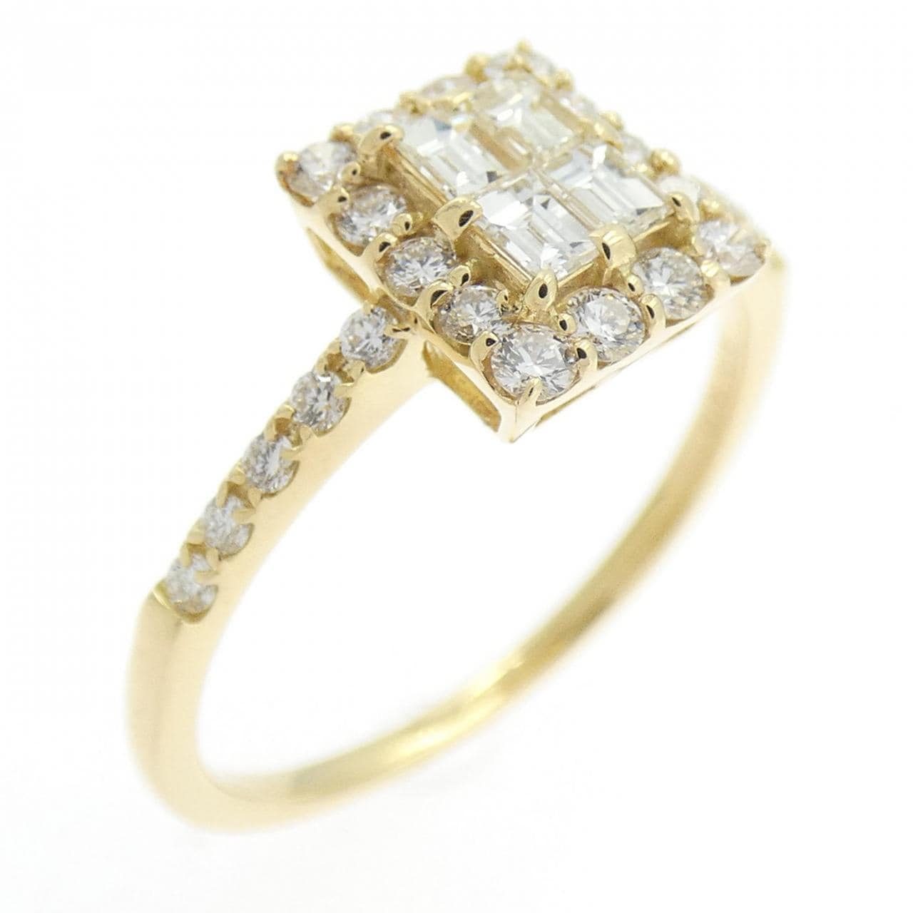 【新品】K18YG ダイヤモンド リング 0.50CT
