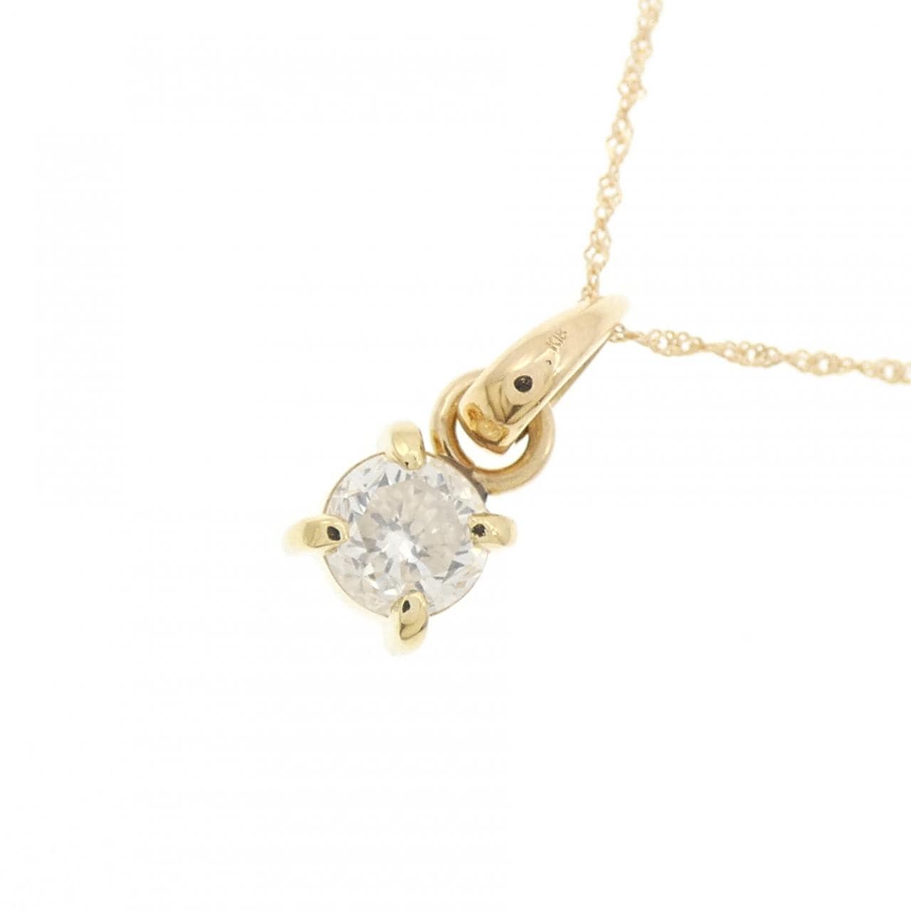 K18YG ダイヤモンド ネックレス 0.40CT