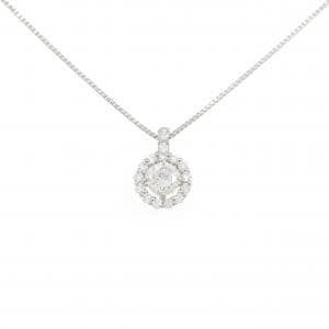 PT900/PT850 ダイヤモンド ネックレス 0.324CT F SI2 VG
