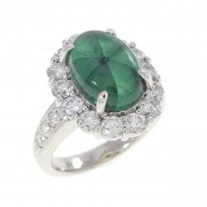 PT トラピッチェエメラルド リング 3.59CT