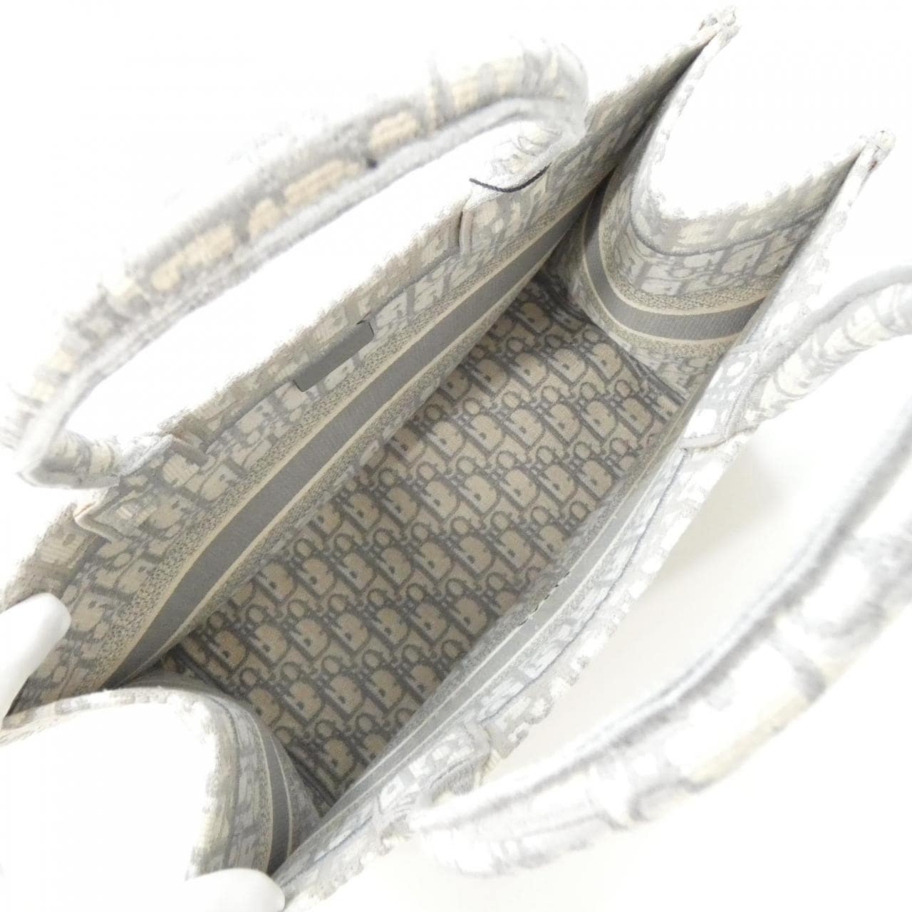 クリスチャンディオール DIOR OBLIQUE ディオール ブック トート ミディアム M1296ZRIW バッグ