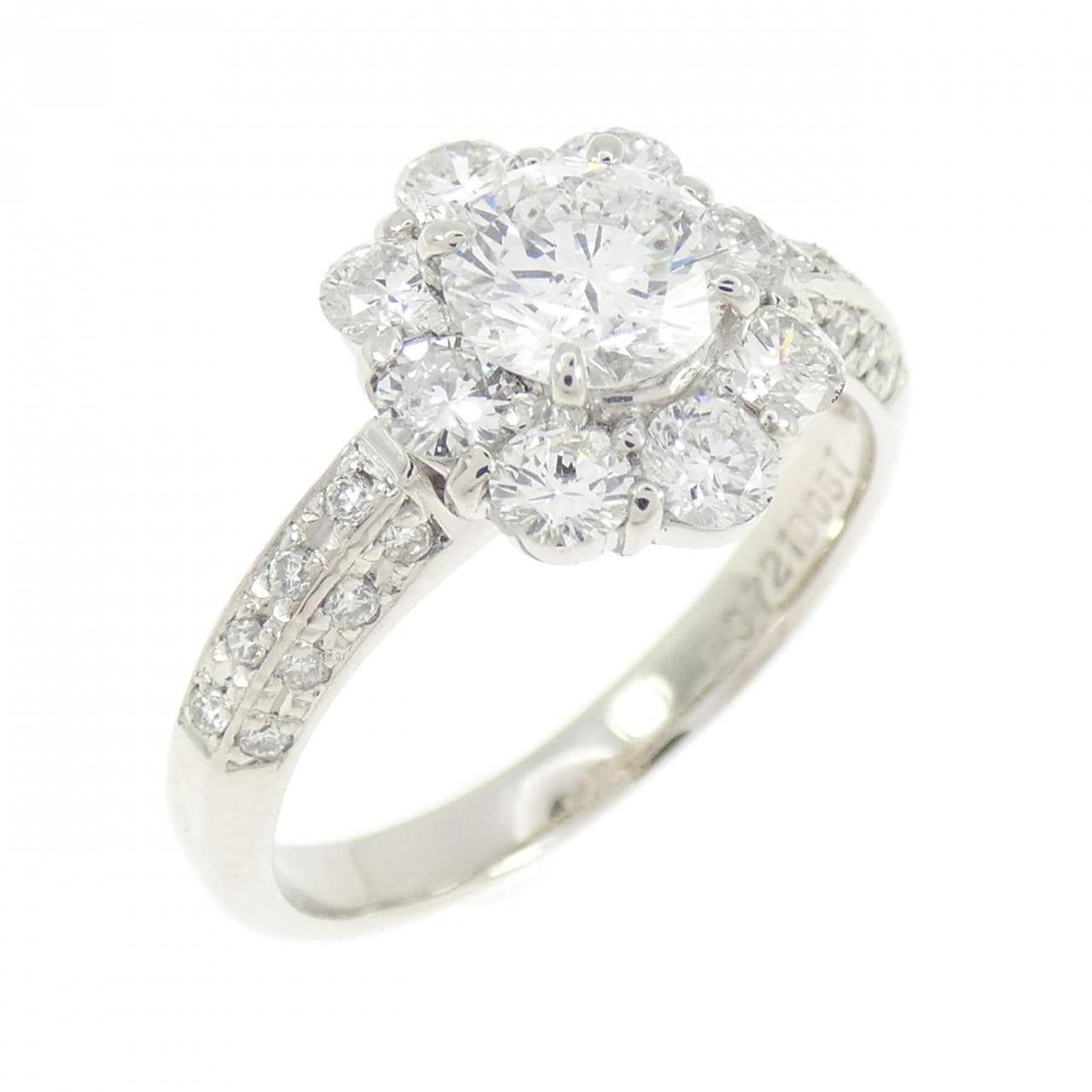 PT900 ダイヤモンド リング 0.721CT E SI2 VG