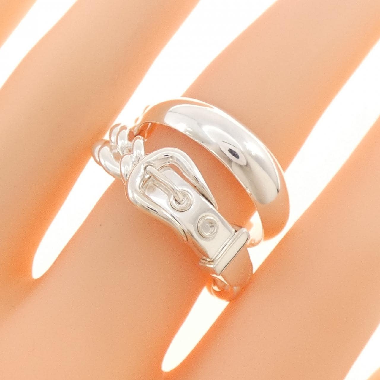 エルメス ブックルセリエ アンフレクシブル リング