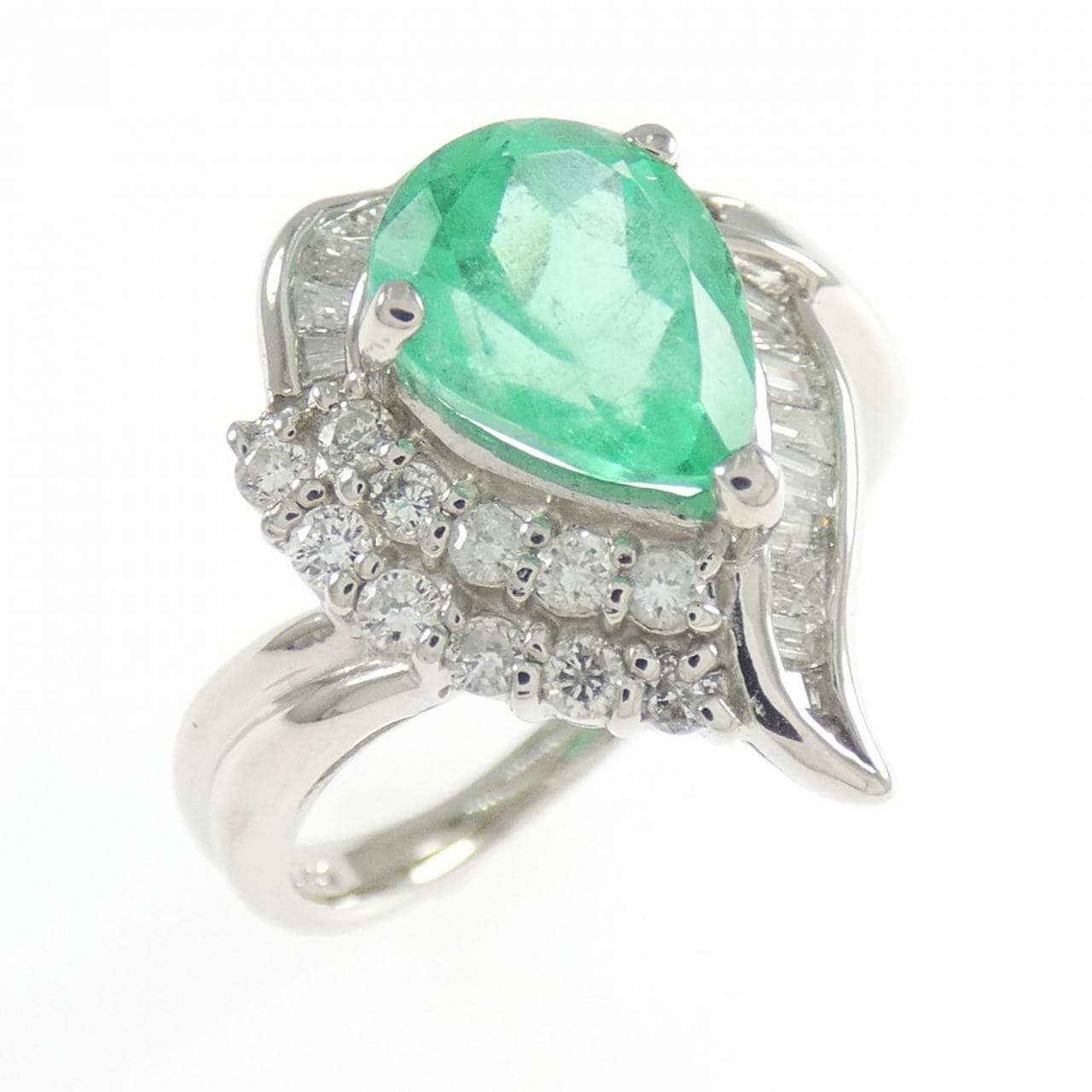 PT900 エメラルド リング 1.87CT