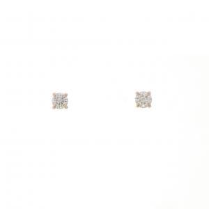 K18PG ダイヤモンド ピアス 0.20CT