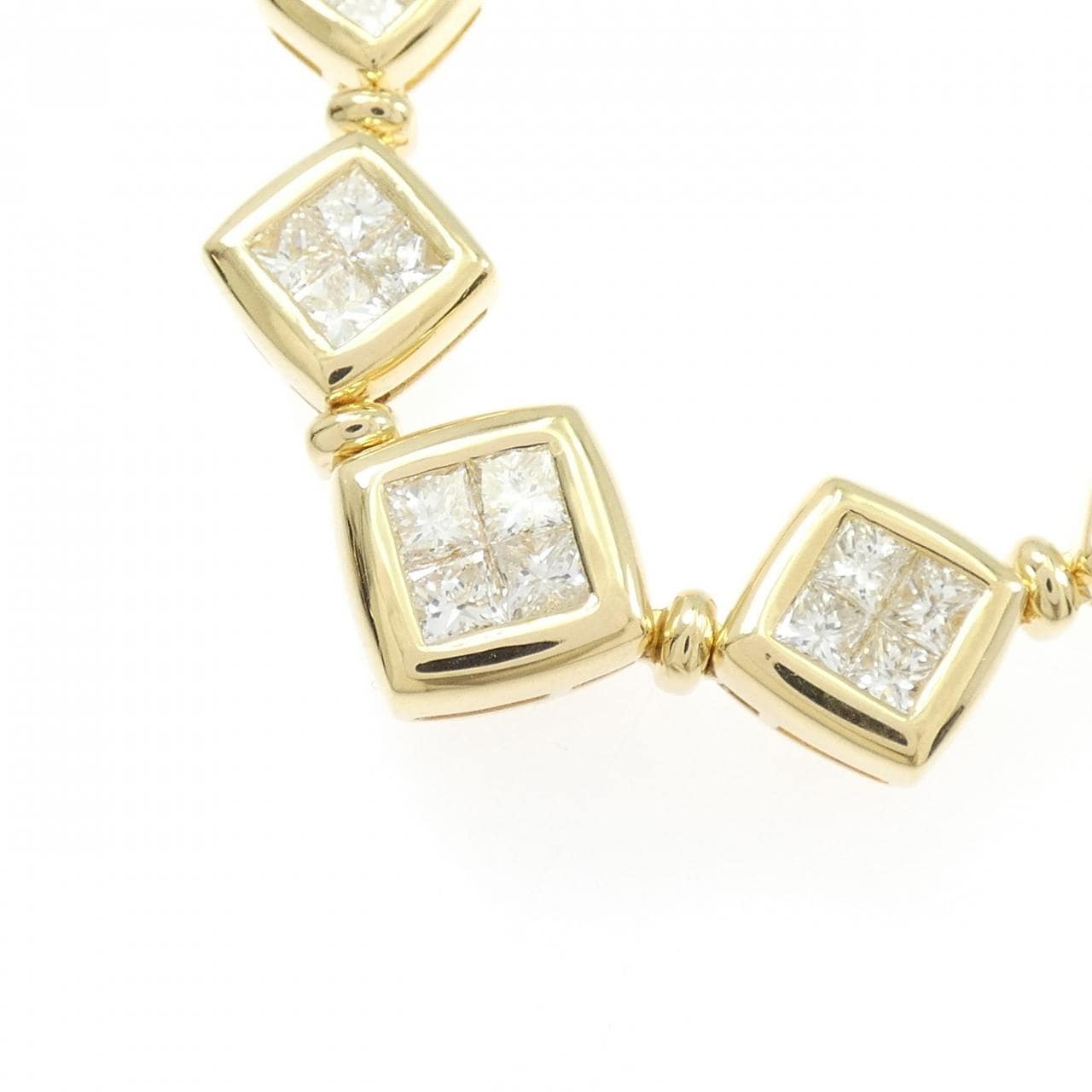 K18YG ダイヤモンド ネックレス 3.20CT