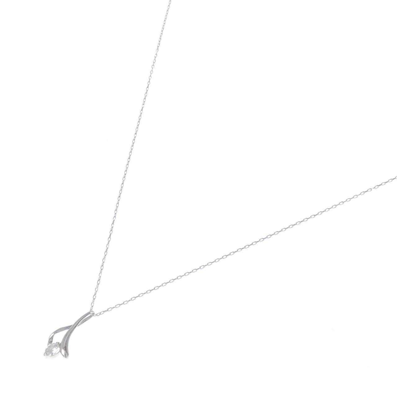 PT900/PT850 ダイヤモンド ネックレス 0.08CT