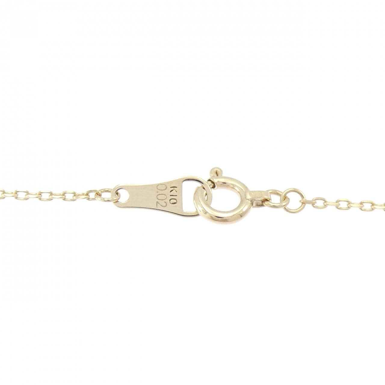 アガット ダイヤモンド ネックレス 0.02CT