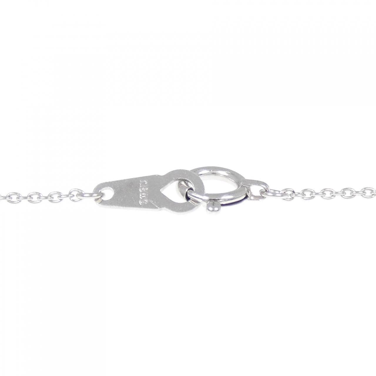 K18WG ダイヤモンド ネックレス 0.06CT