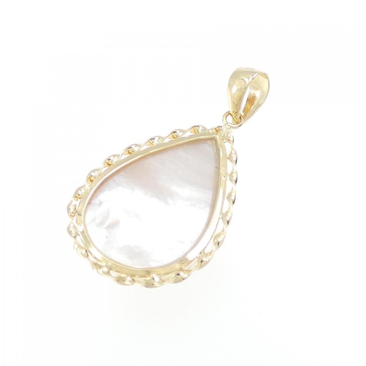K18YG Mabe Pearl Pendant