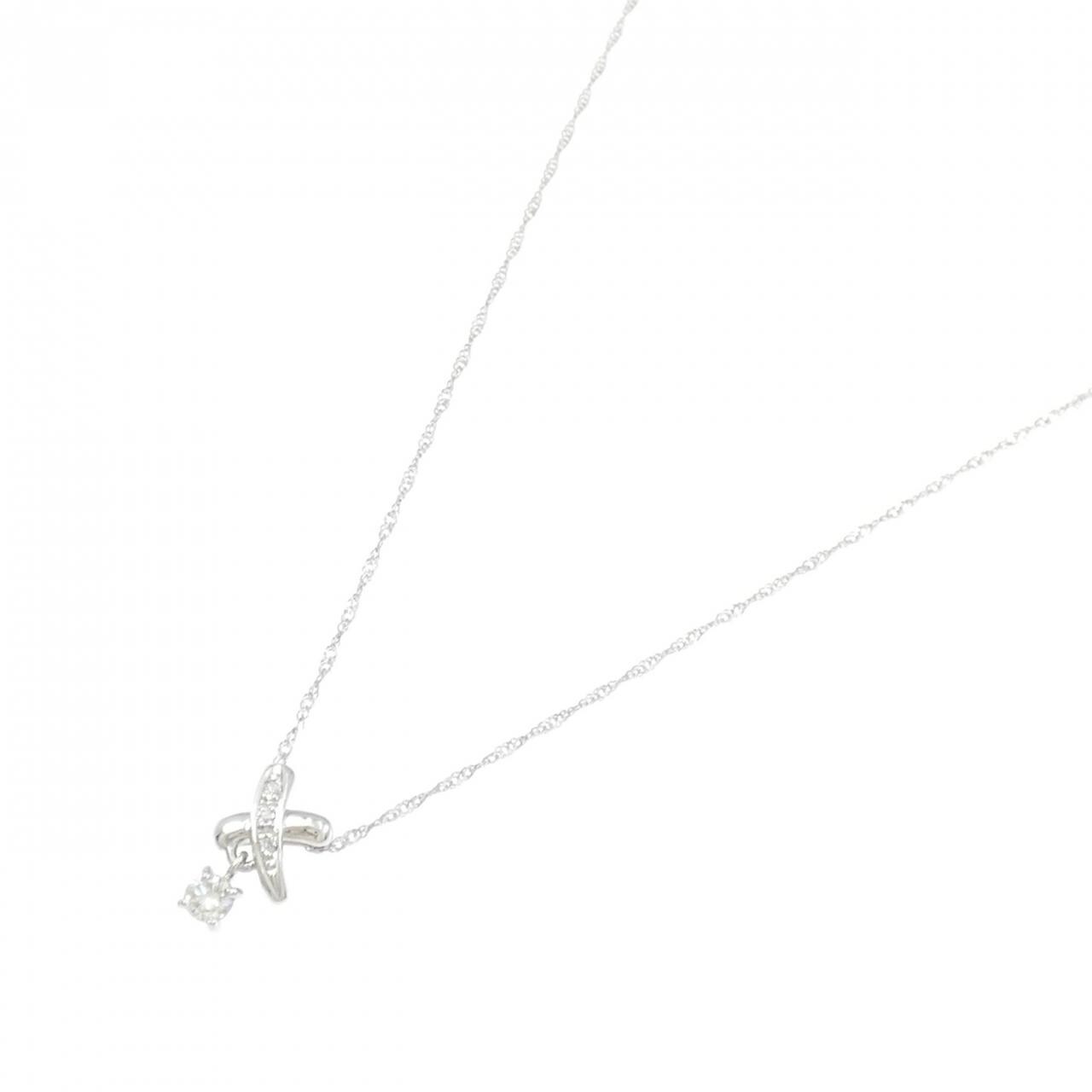 PT900/PT850 ダイヤモンド ネックレス 0.12CT