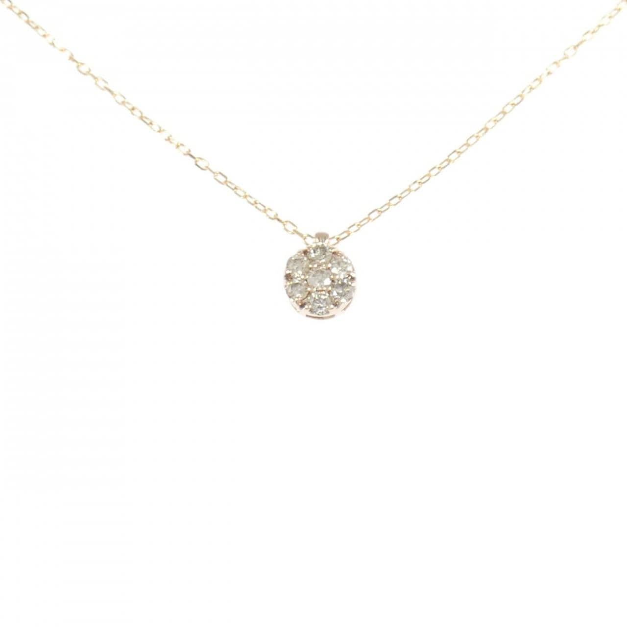 K10PG ダイヤモンド ネックレス 0.21CT