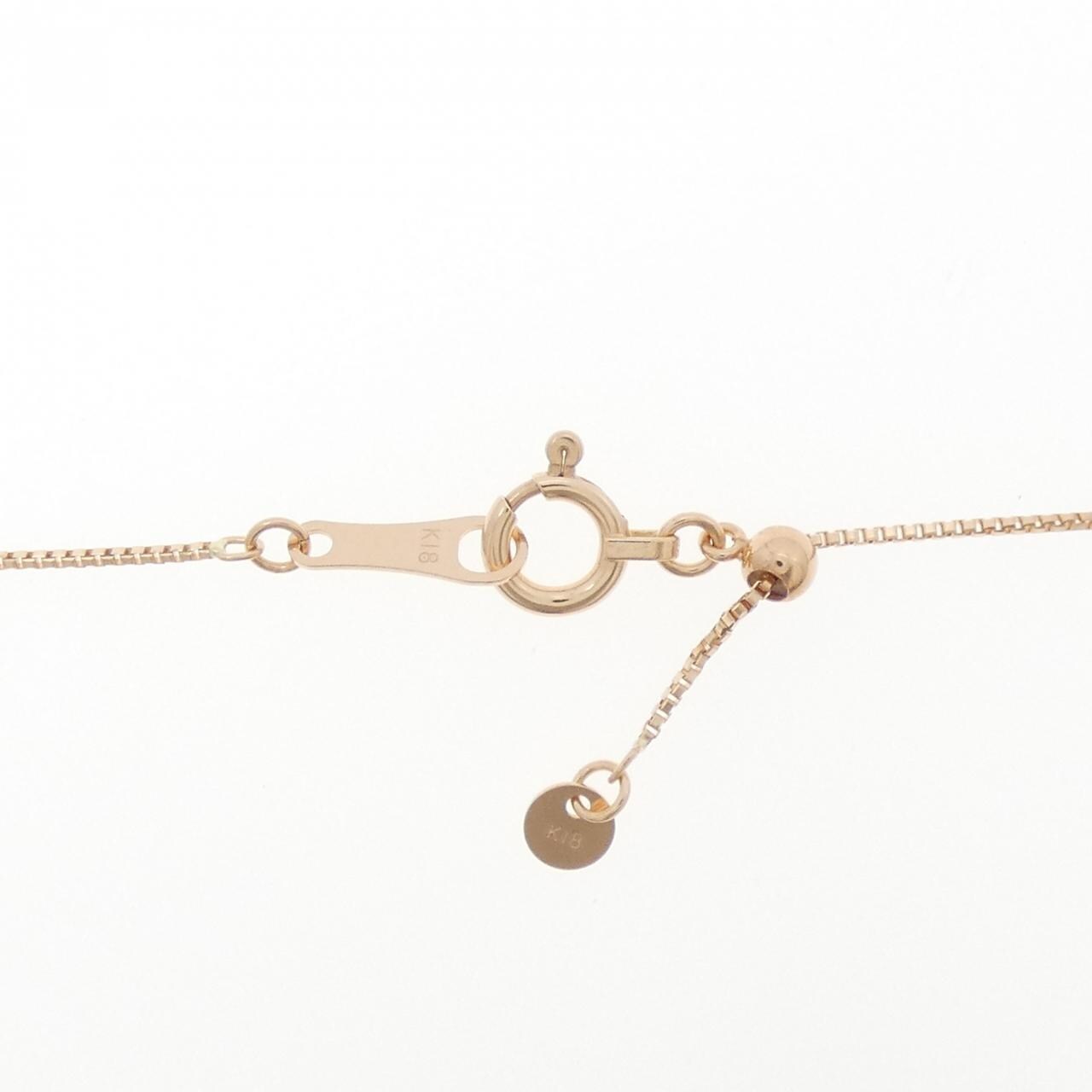 K18PG ダイヤモンド ネックレス 0.20CT
