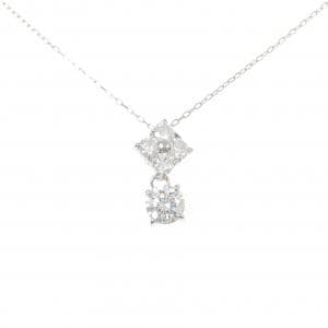 PT850 ダイヤモンド ネックレス 0.636CT G SI2 Good
