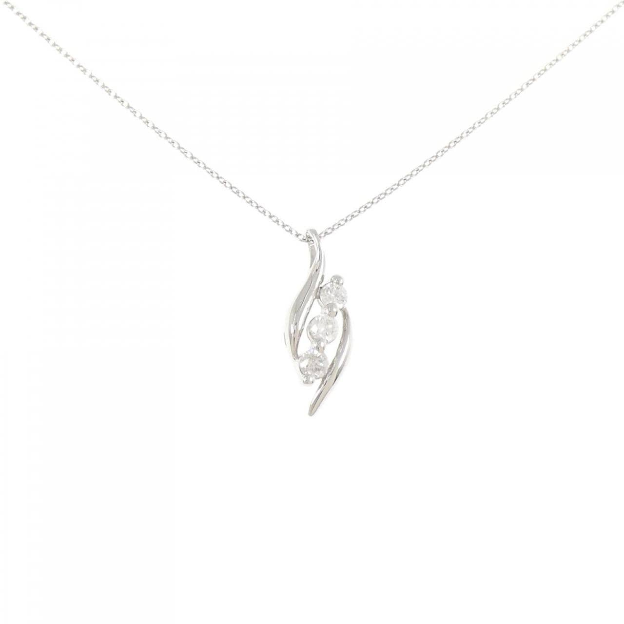 PT900/PT850 ダイヤモンド ネックレス 0.30CT