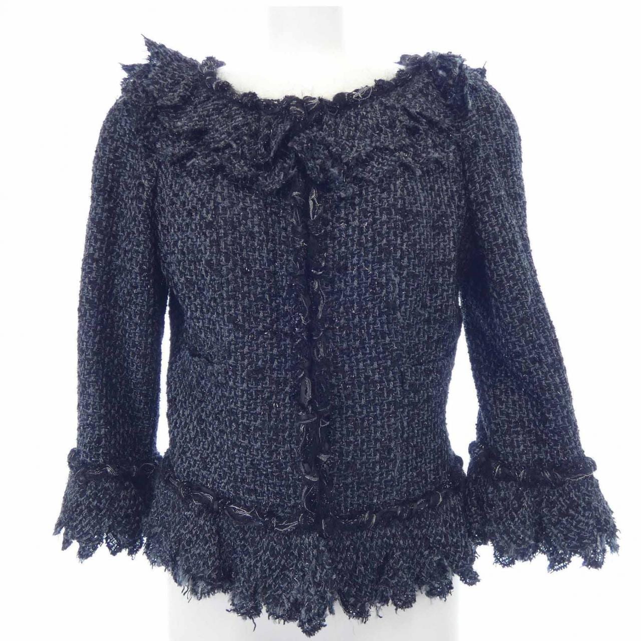 シャネル CHANEL P28902V18105 06A ノーカラージャケット