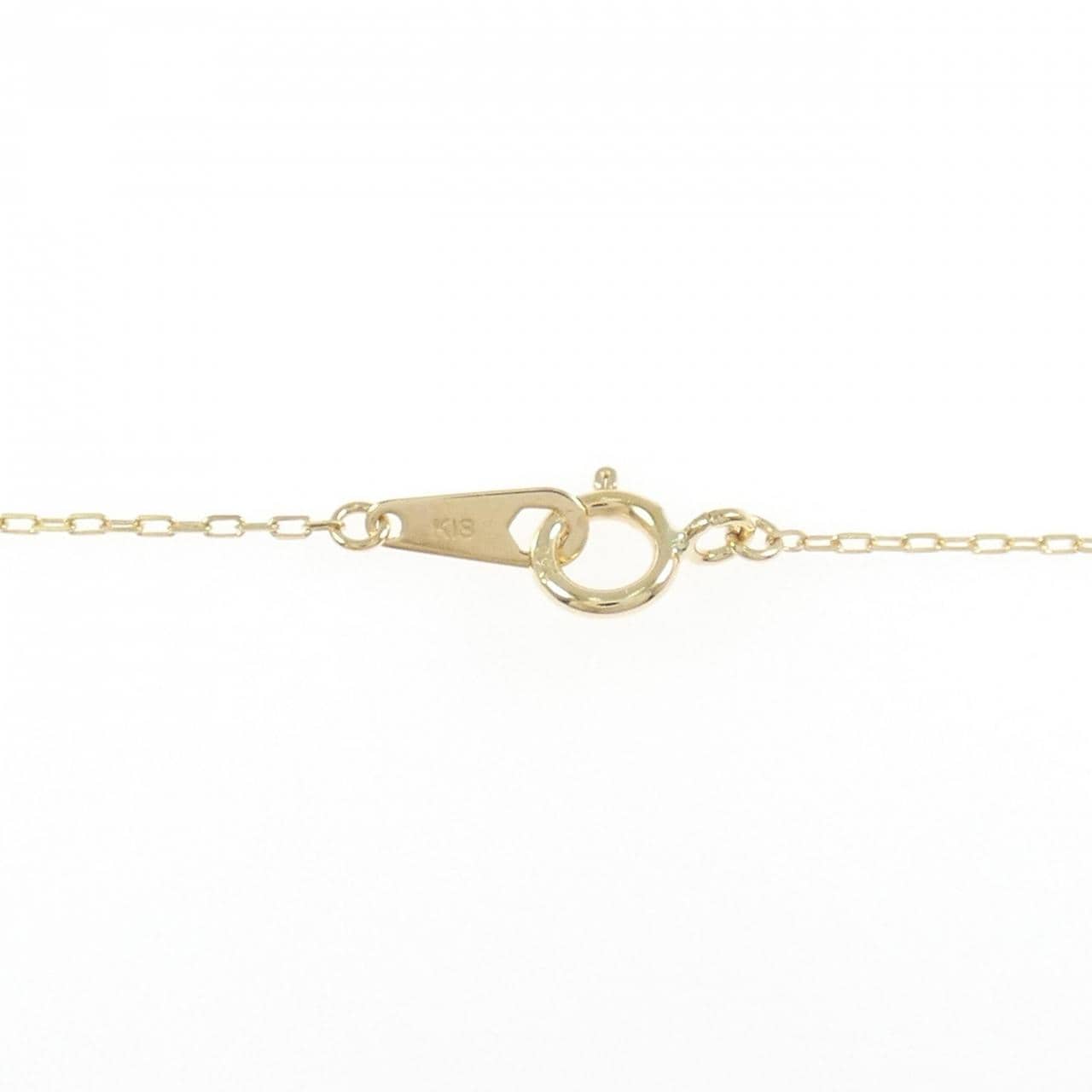 K18YG イニシャルA ダイヤモンド ネックレス 0.006CT