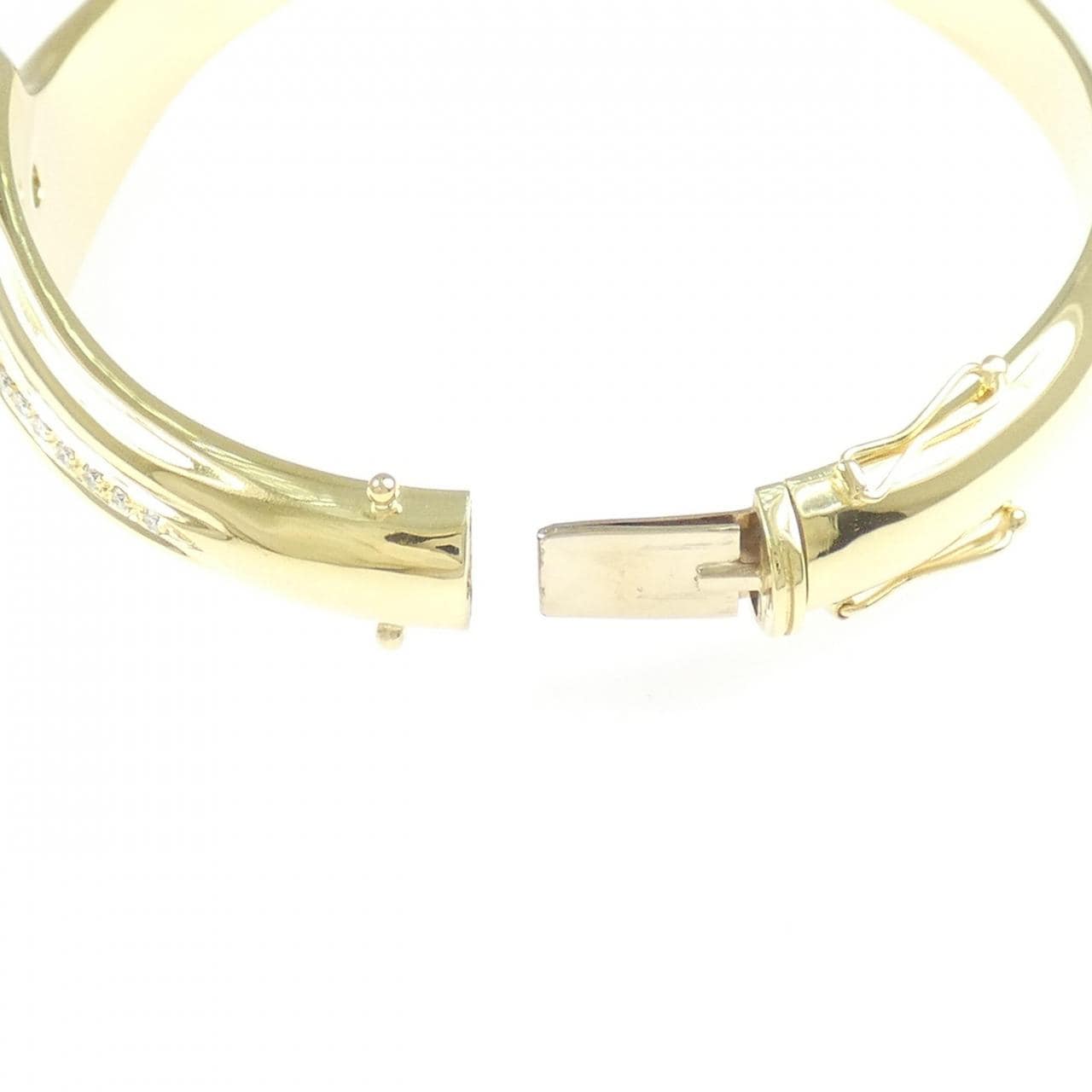 750YG ダイヤモンド バングル 0.37CT