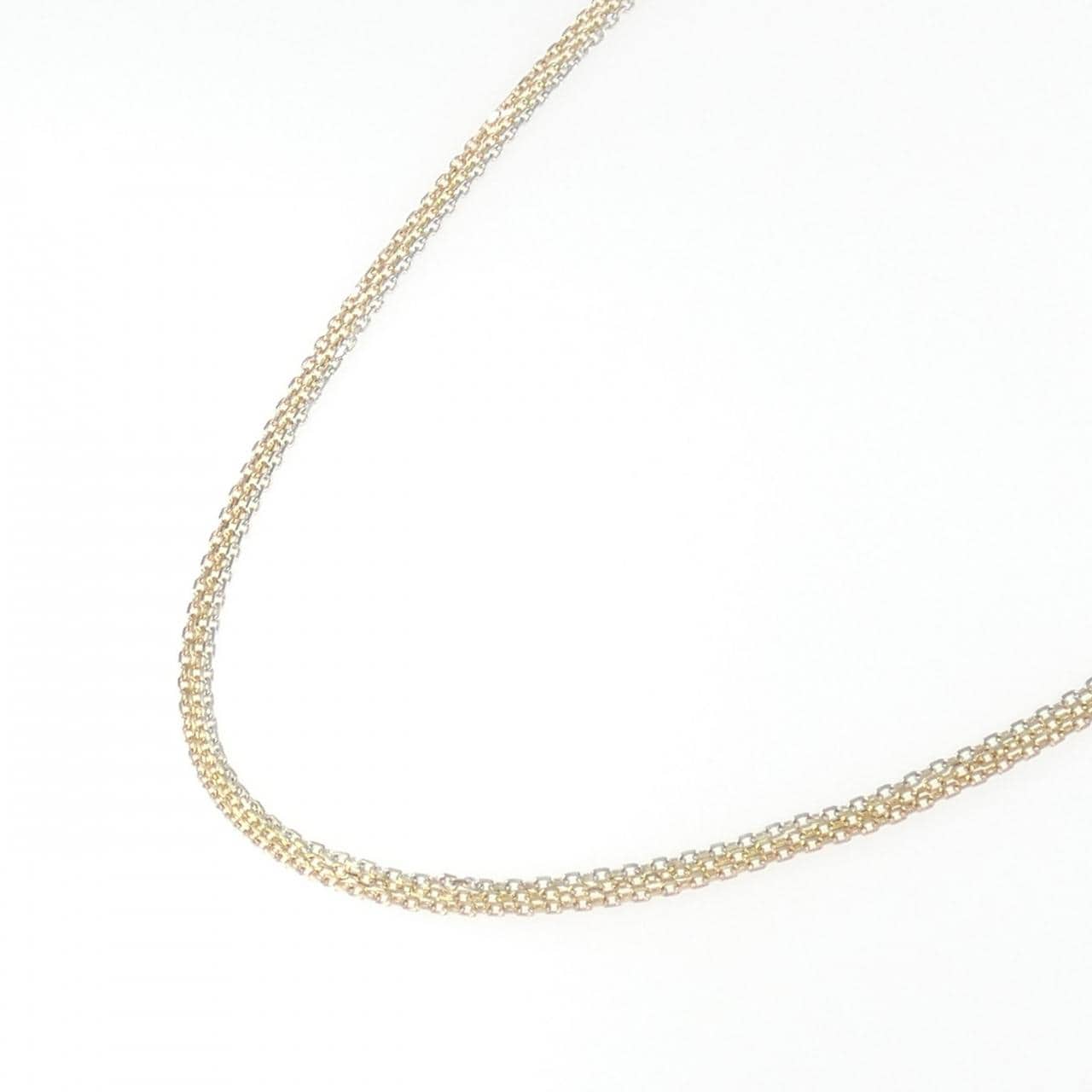 K18スリーカラー ネックレス