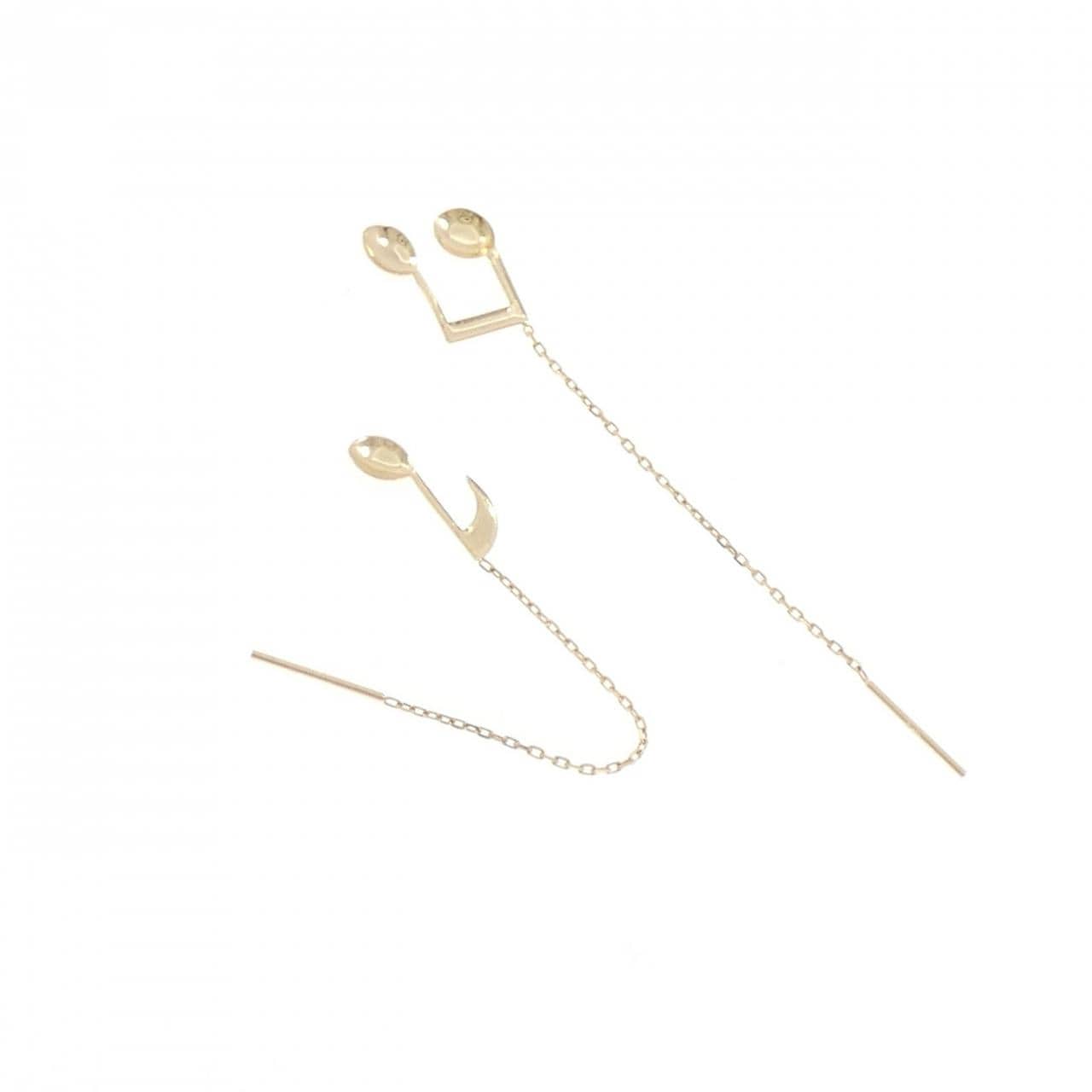 K18YG オンプ ピアス