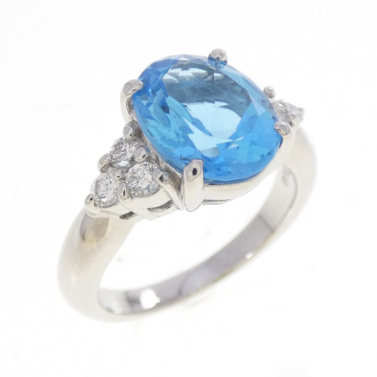 PT900 ブルートパーズ リング 3.11CT