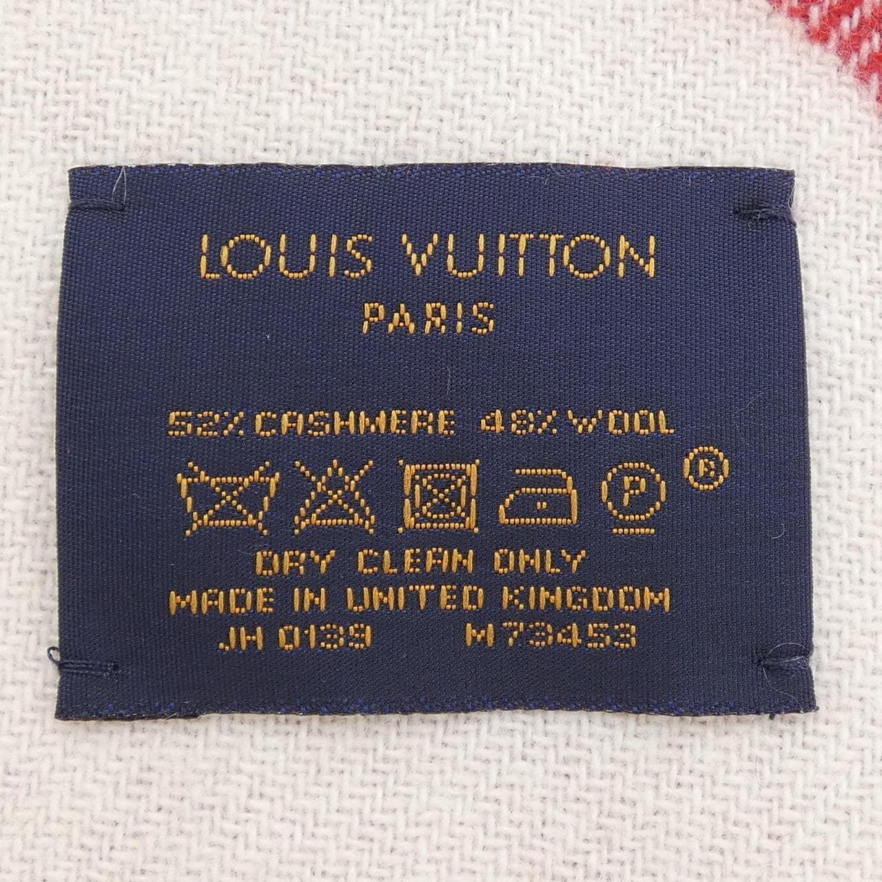 ルイヴィトン LOUIS VUITTON エシャルプ　モノグラムキャピタル M73453 STOLE