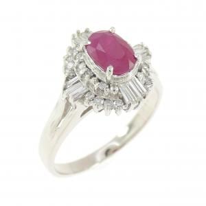 PT900 ルビー リング 1.11CT